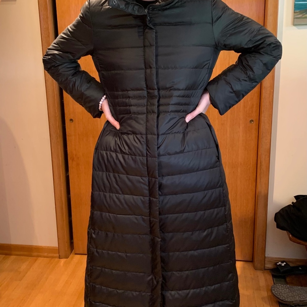 Eileen Fisher Long Down Coat